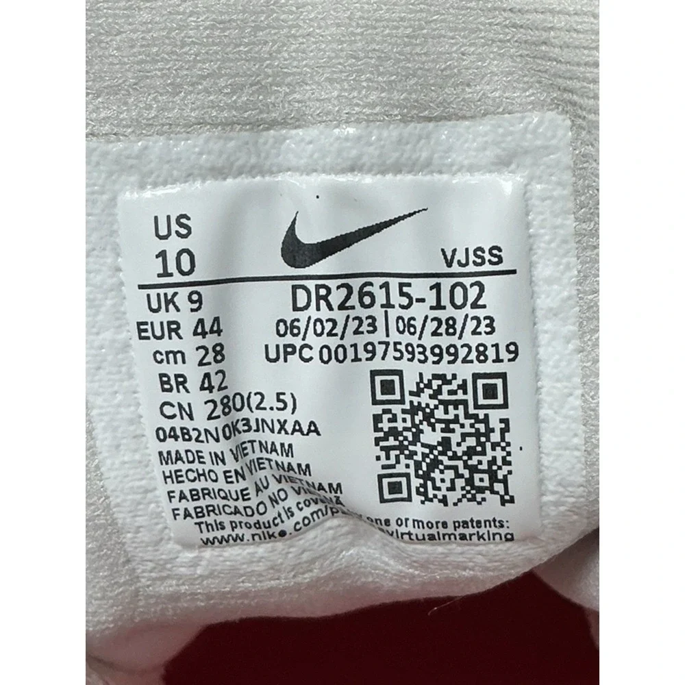 Nike Invincible 3 – Size 10 Men Running Shoe Grey White Fire Red NEW With Defect